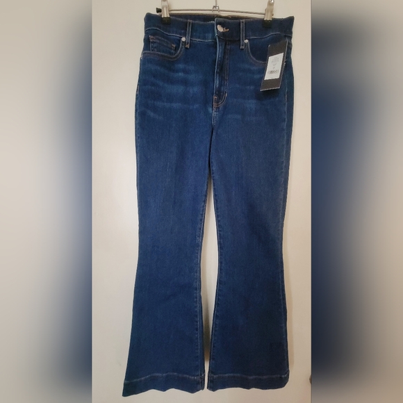 Veronica Beard Carson Kick Flare Jeans in Bright Blue Size 28 - Picture 6 of 6